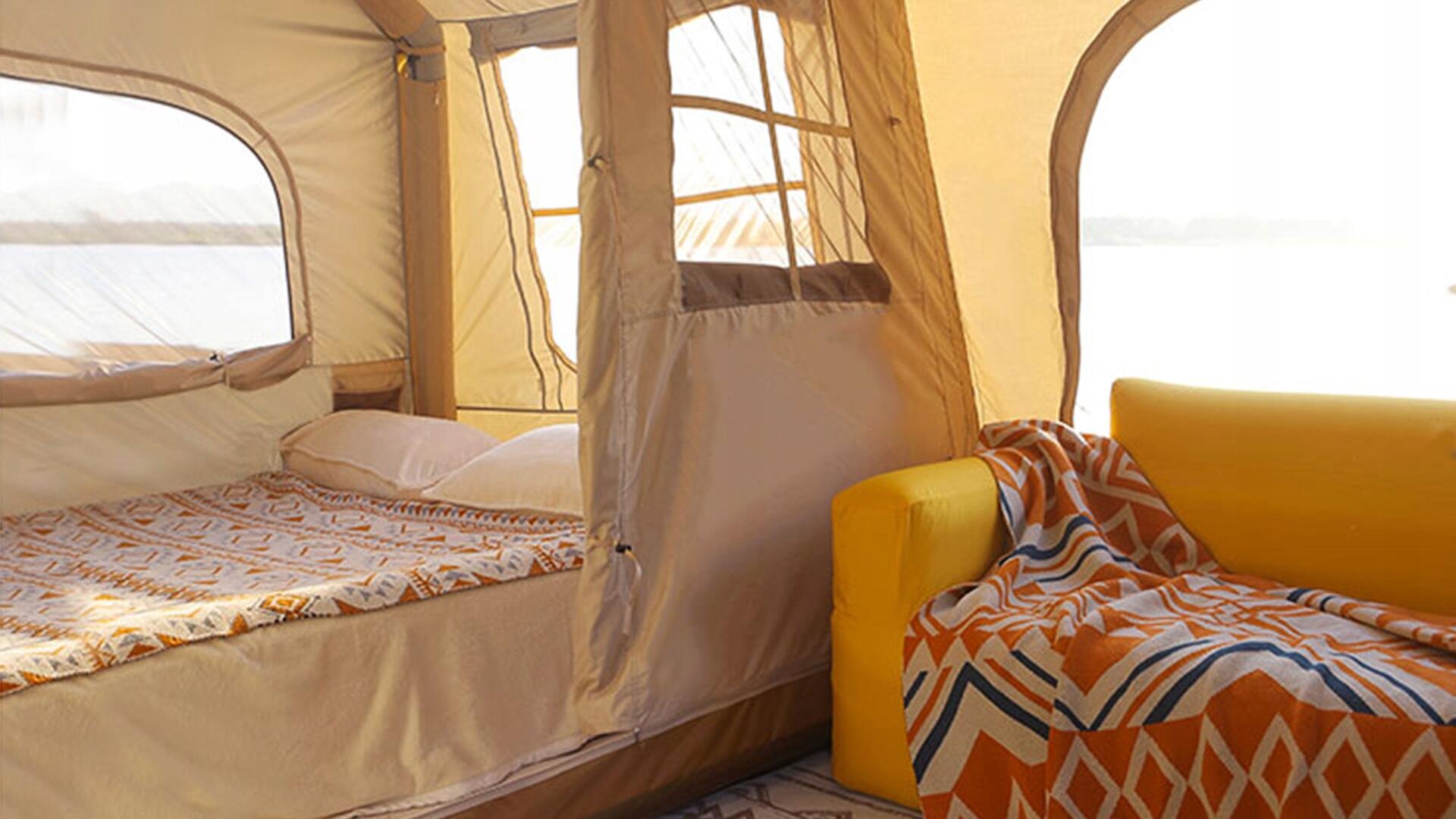 Namiot pompowany z automatyczną pompką PG80 Aerogogo Glamping Tent Yuan ZT1-03 3/7