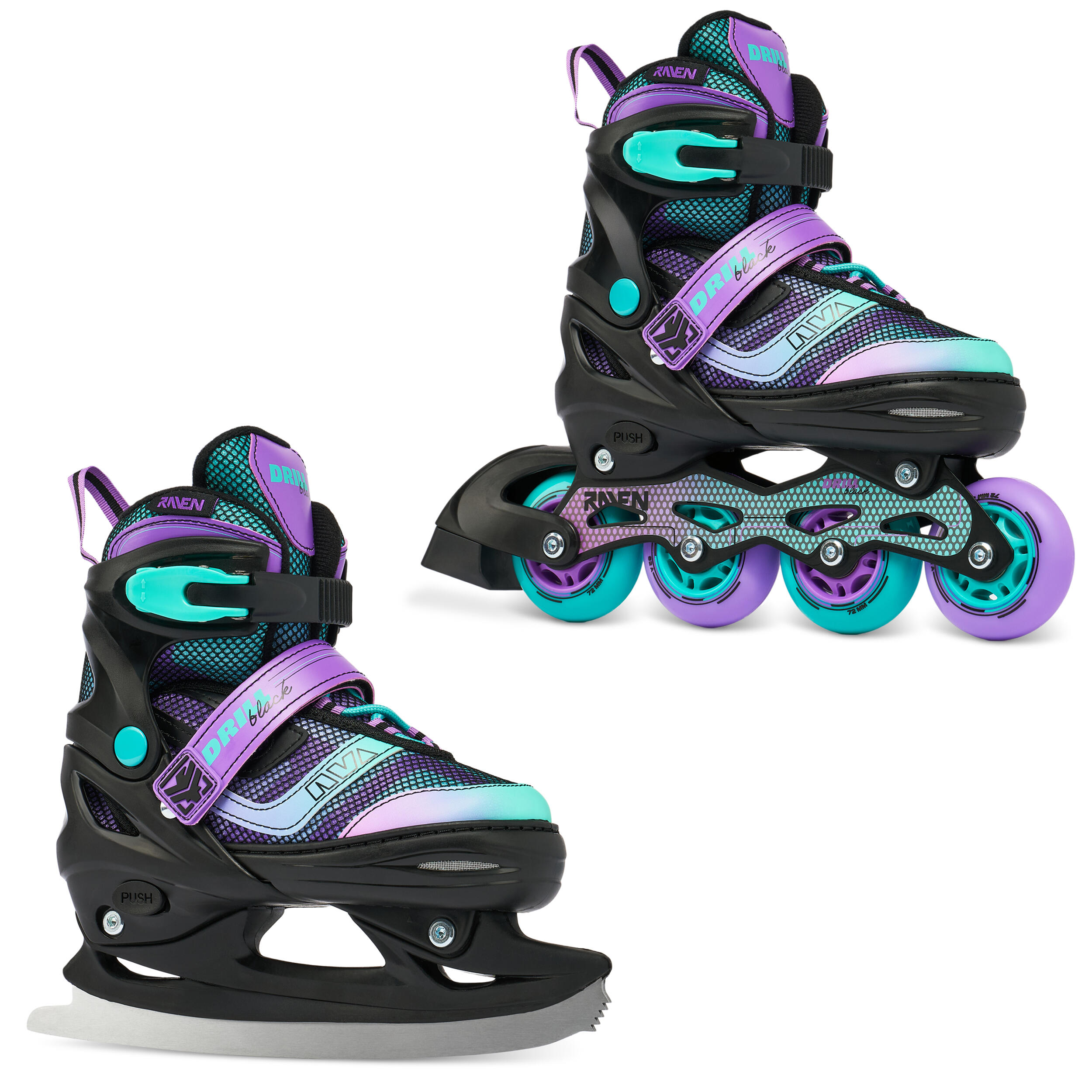 RAVEN Verstellbare Roller Skates 2in1 Drill