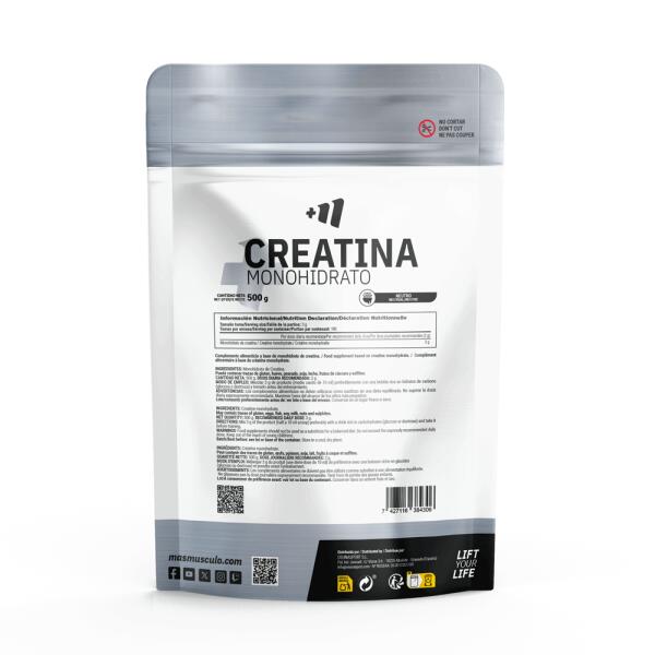 Creatine Monohydraat 200 Mesh - 500g Neutral MASmusculo 4/6