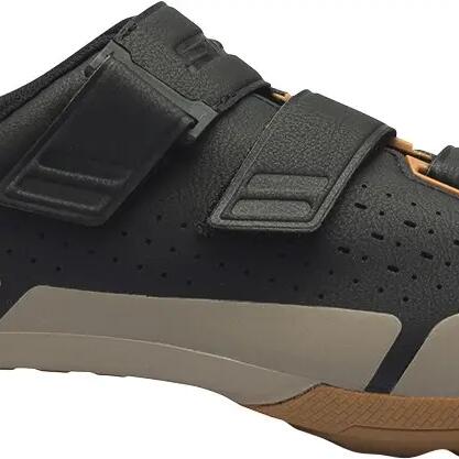 Asper Gravel Shoes BLACK Velcro Nylon-Fibre Sole
