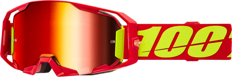 100% Goggle ARmatic Red - Mirror Red Lens