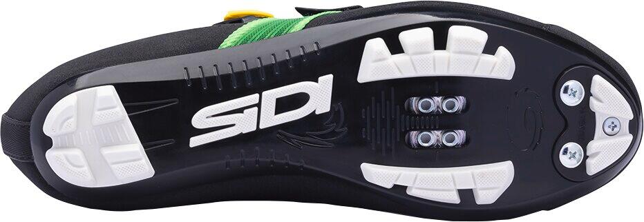 Chaussures cyclisme vélo route Aertis daim multicolore 5/6