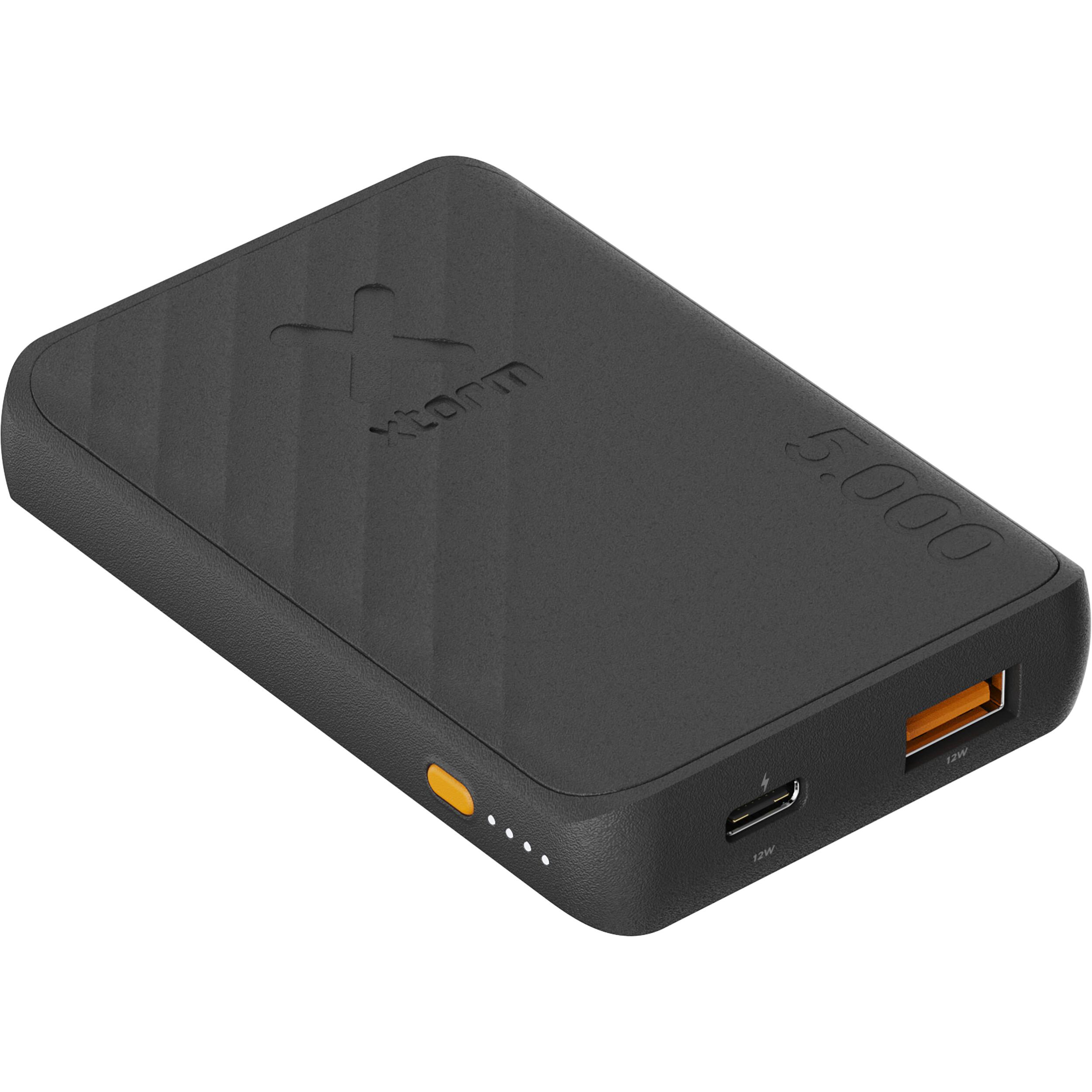 Xtorm 12W Go2 Series Powerbank - 5.000mAh - Charcoal Black 6/7