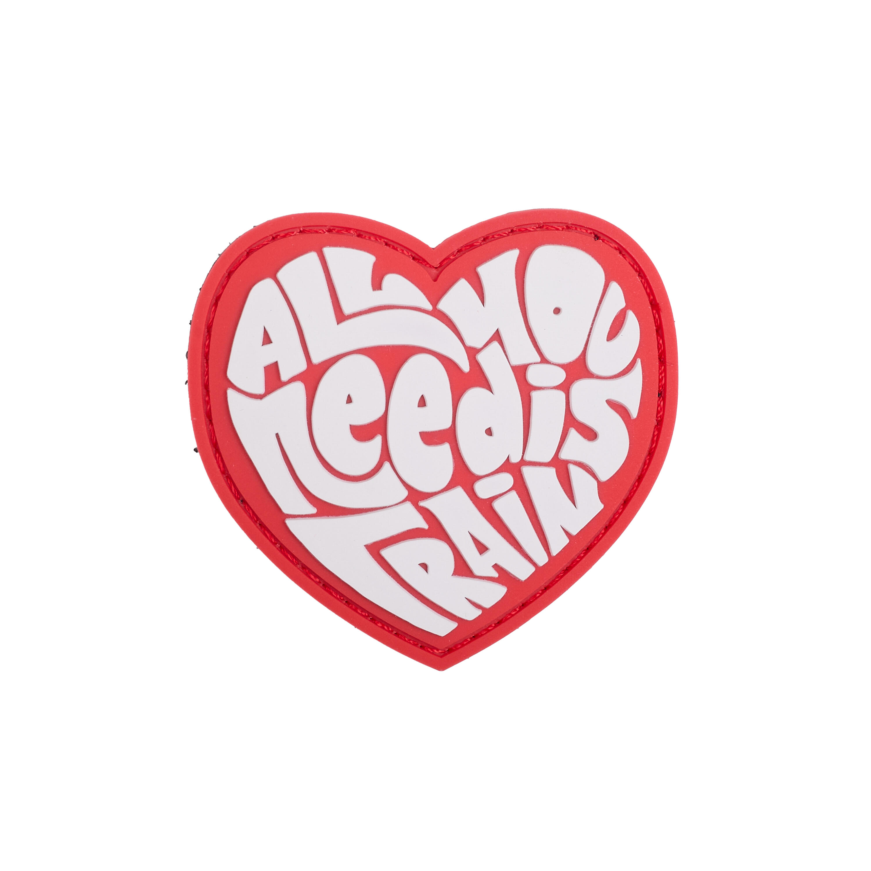 ELITEX TRAINING Patch de Velcro All you need is love Pvc para Mochilas