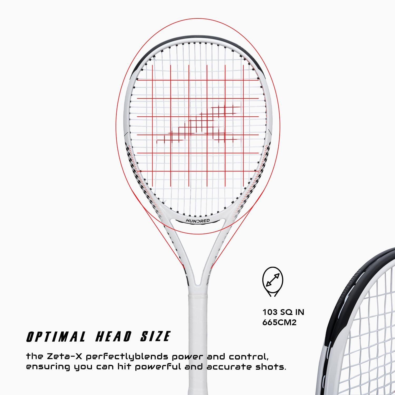 Hundred Zeta X 249g|Head Heavy|Housse|Grip 4 6/7
