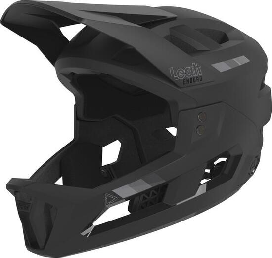 Helm mit abnehmbarem Kinnschutz Leatt Enduro 2.0 Schwarz