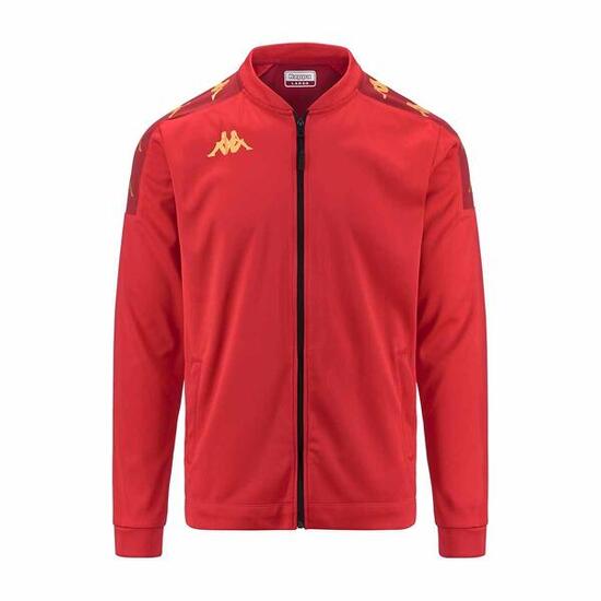 Felpe da bambino in poliestere rosso da calcio