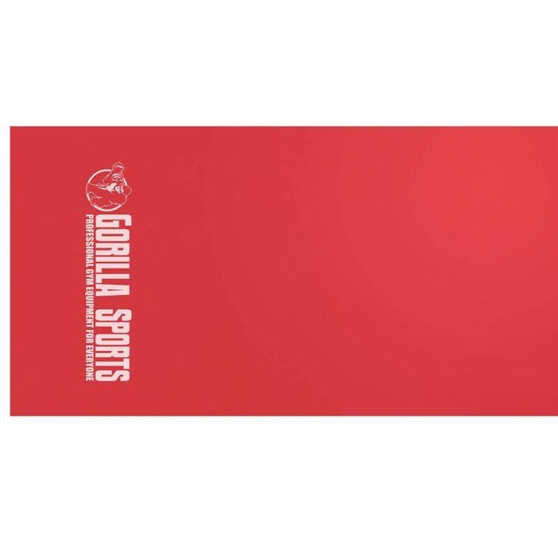 Banda lată de fitness din latex 120 cm Rosu