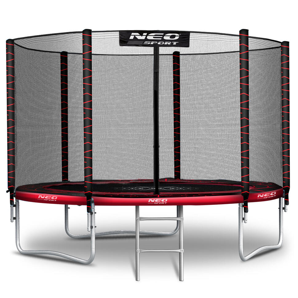 Trampolina ogrodowa z siatką zewnętrzną Neo-Sport 312cm 10ft