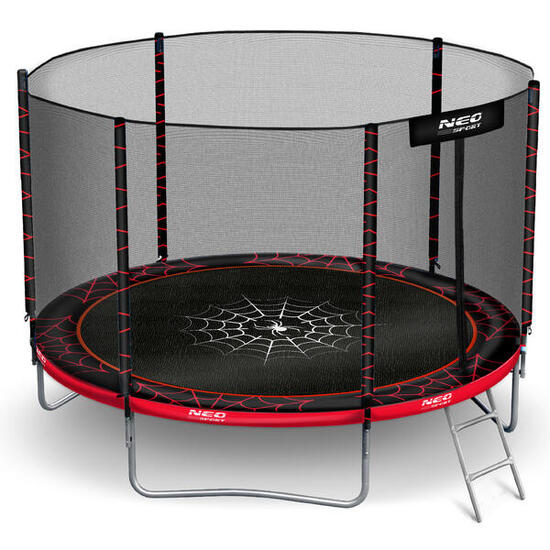 Trampolina ogrodowa z siatką zewnętrzną Neo-Sport 312cm 10ft