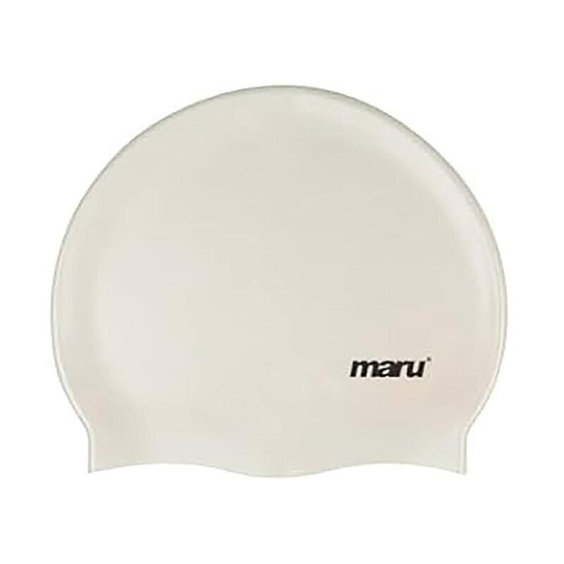 Czepek Pływacki Maru Solid Silicone – Biały
