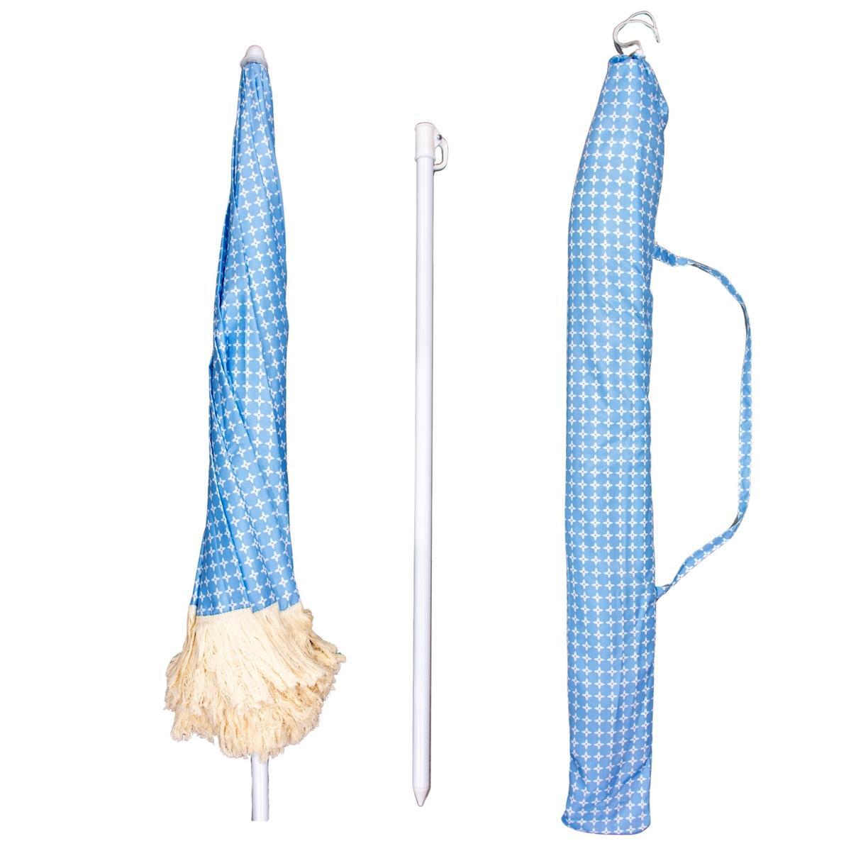 Parasol turystyczny 174CM z frędzlami 2/6