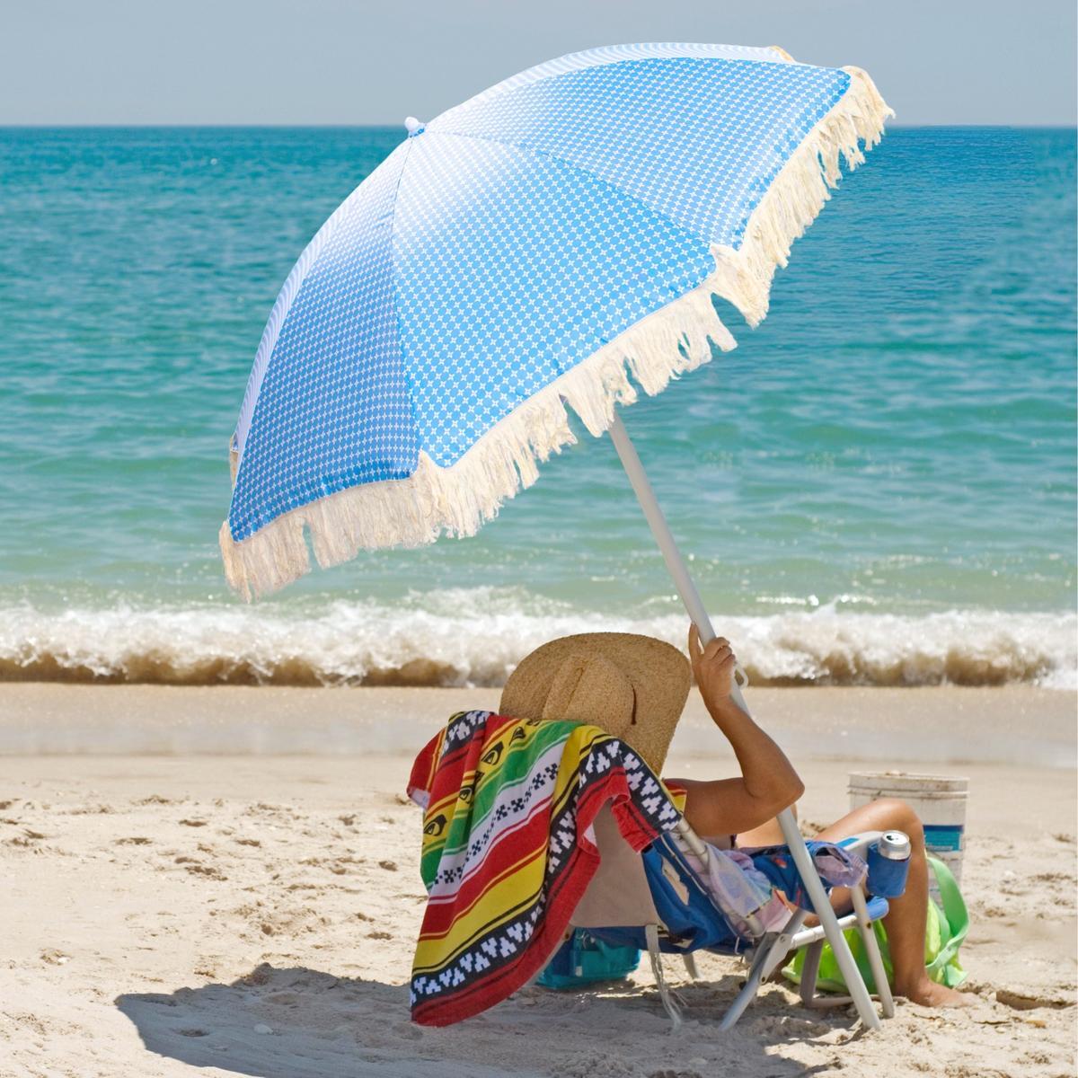 Parasol turystyczny 174CM z frędzlami 6/6