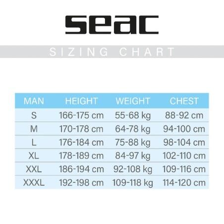 SEAC SUB Vest Hoody 2,5 mm, Herren M 3/3
