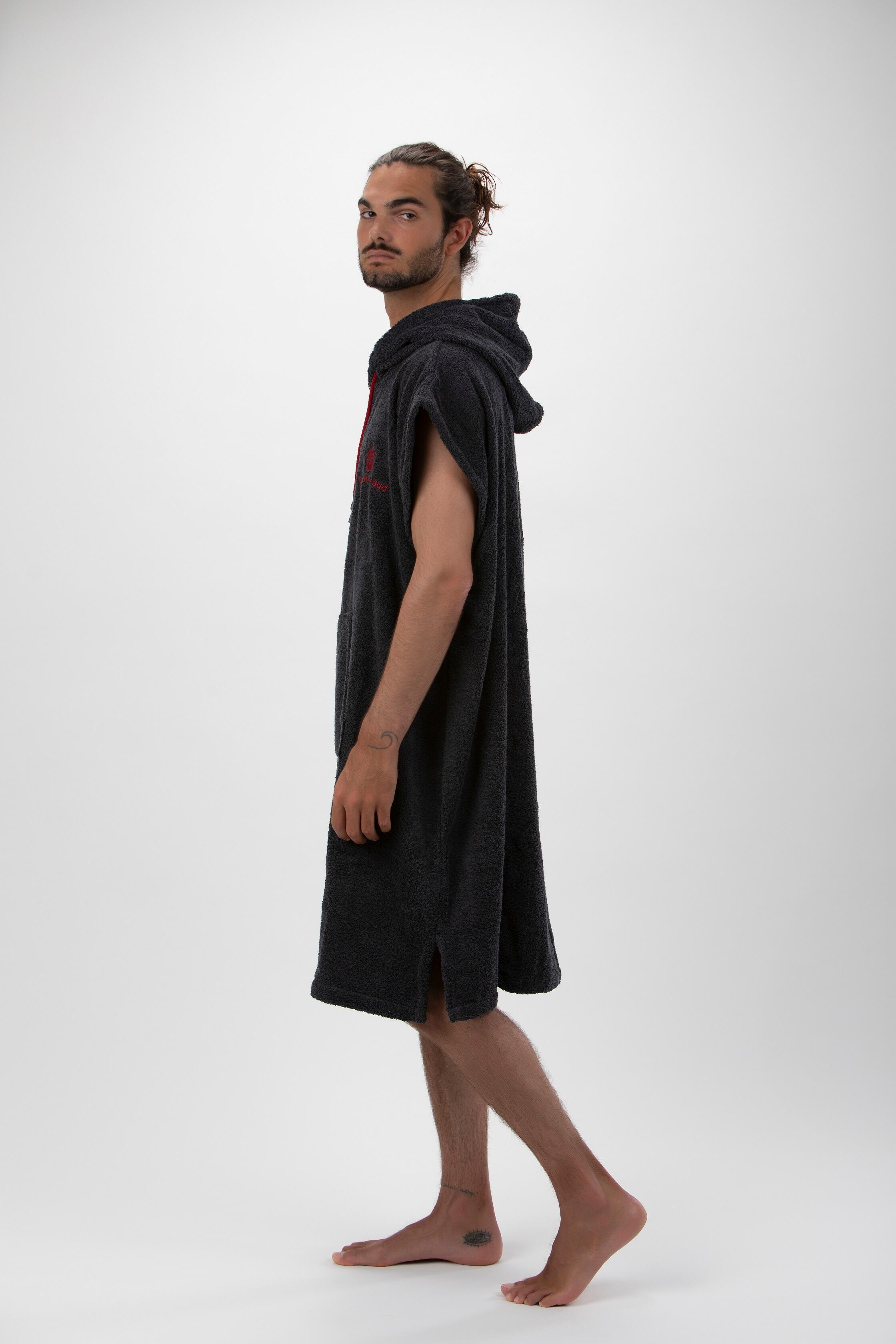 Pacifique Sud - Poncho Surf Grijs - Mouwloos Grote Maat 2/6