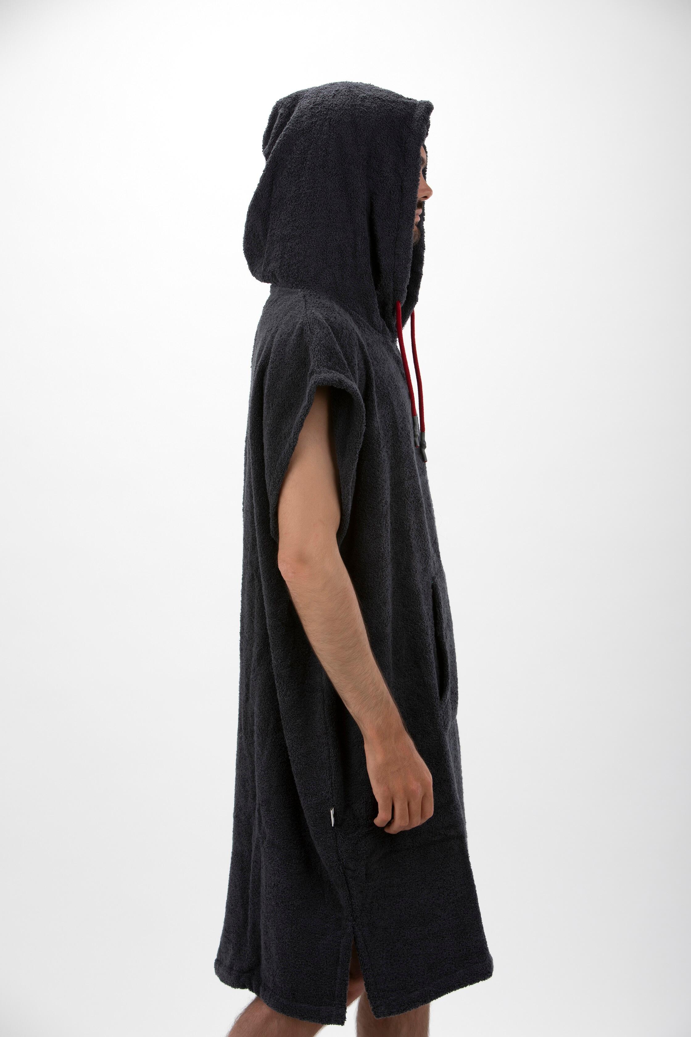 Pacifique Sud - Poncho Surf Grijs - Mouwloos Grote Maat 5/6