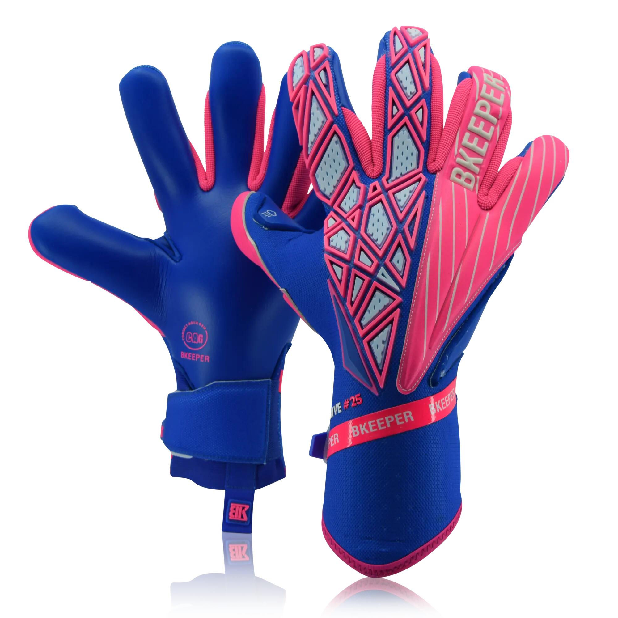 Luvas de goleiro adulto Hive #25 Aqua 3/8