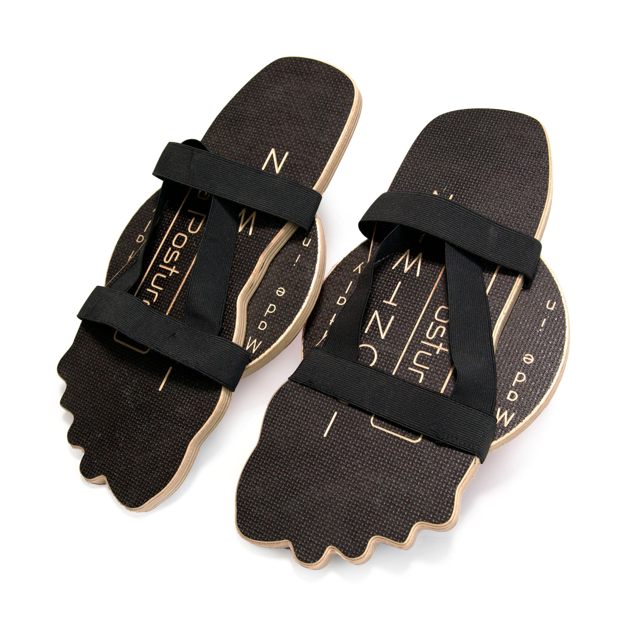 La Posturale - Irontwin (grands Pieds) - Chaussure Proprioceptive Portable - Console - Marron - Taille Unique - Decathlon