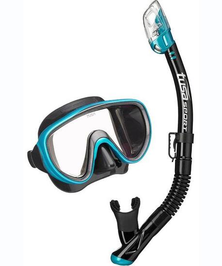 Ensemble TUSA Serene masque et tuba Dry - Vert