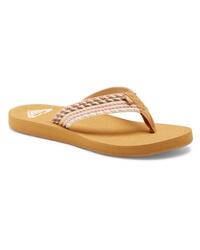 Tongs de plage PORTO Marron Femme