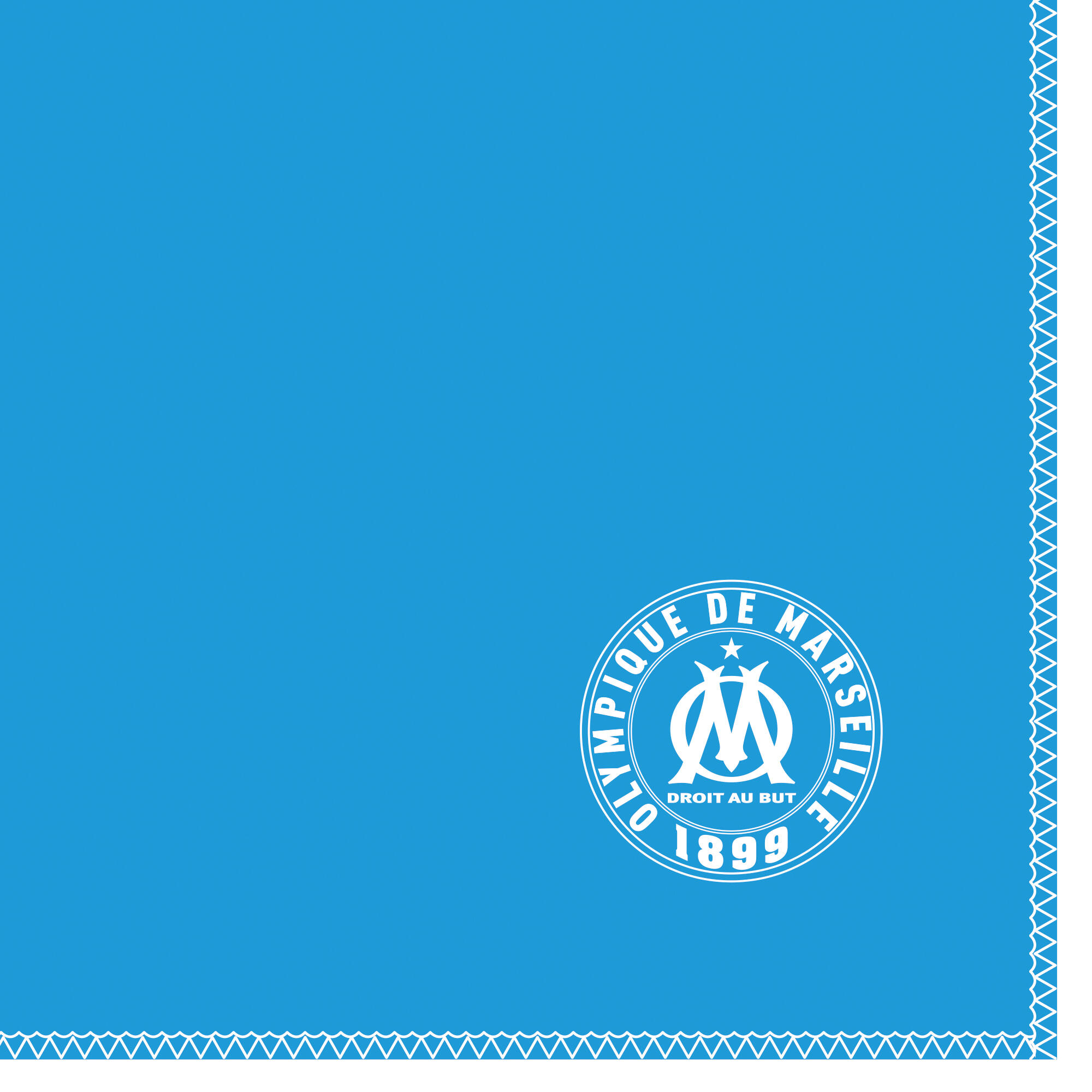 Serviette de bain 70x140 cm microfibre football Marseille - 1899 4/4