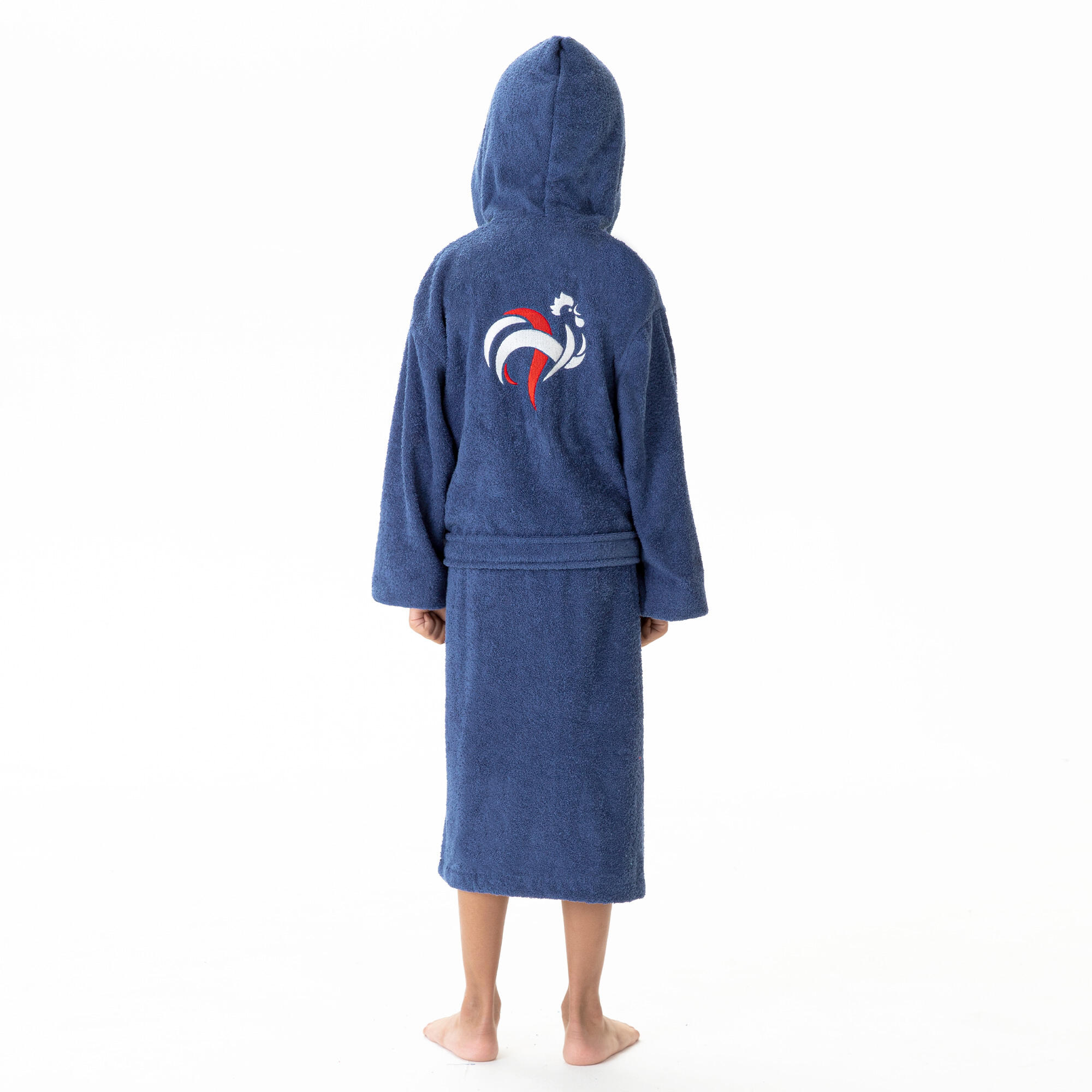 Peignoir de bain enfant 100% coton Equipe de France de football 2/7