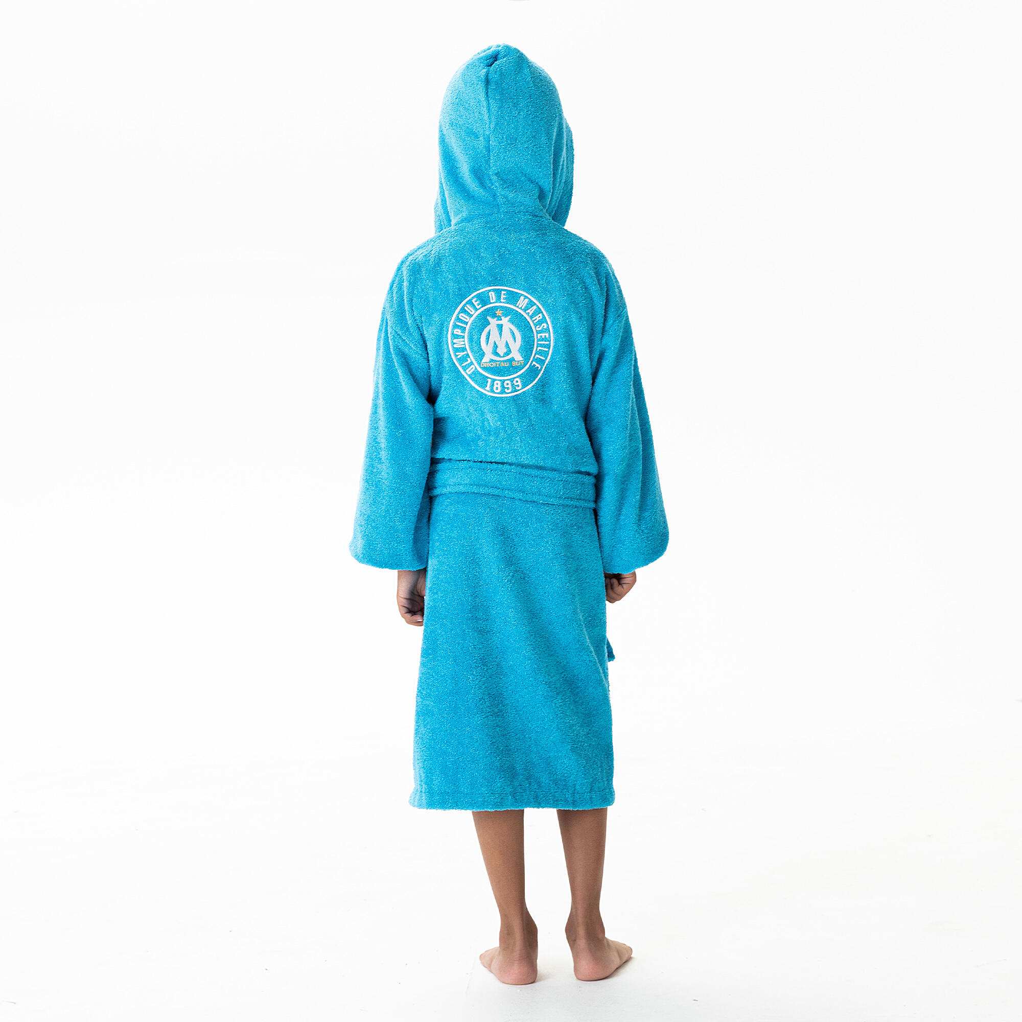 Peignoir de bain enfant 100% coton football Marseille - 1899 2/7