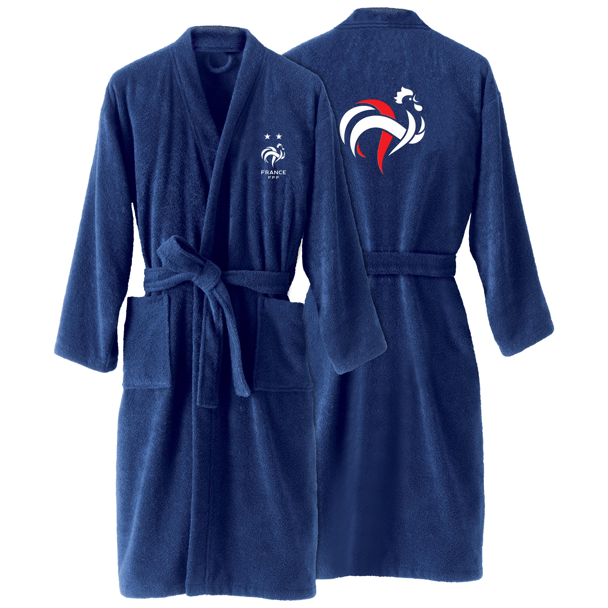 Peignoir de bain adulte 100% coton Equipe de France de football 7/7