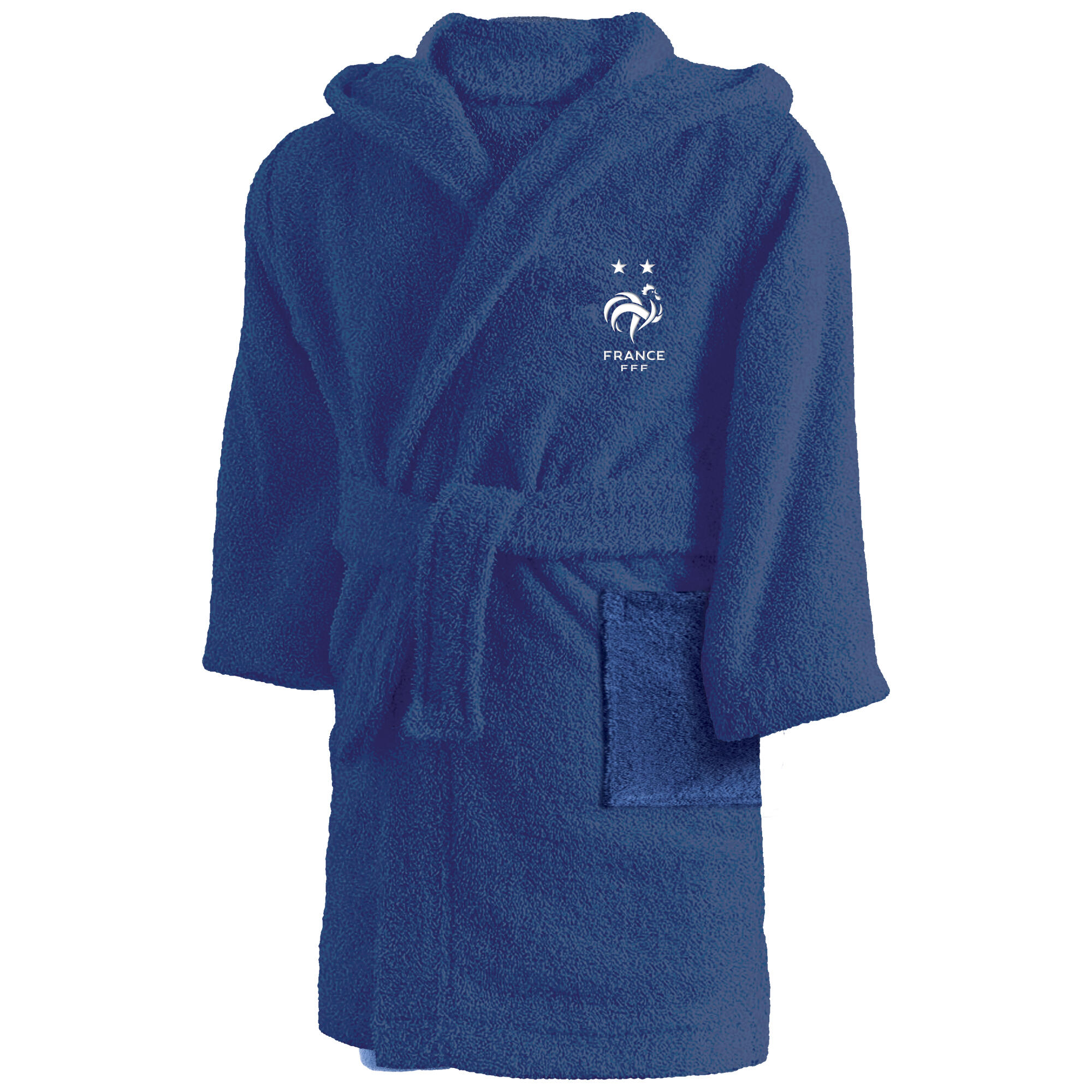 Peignoir de bain enfant 100% coton Equipe de France de football 4/7