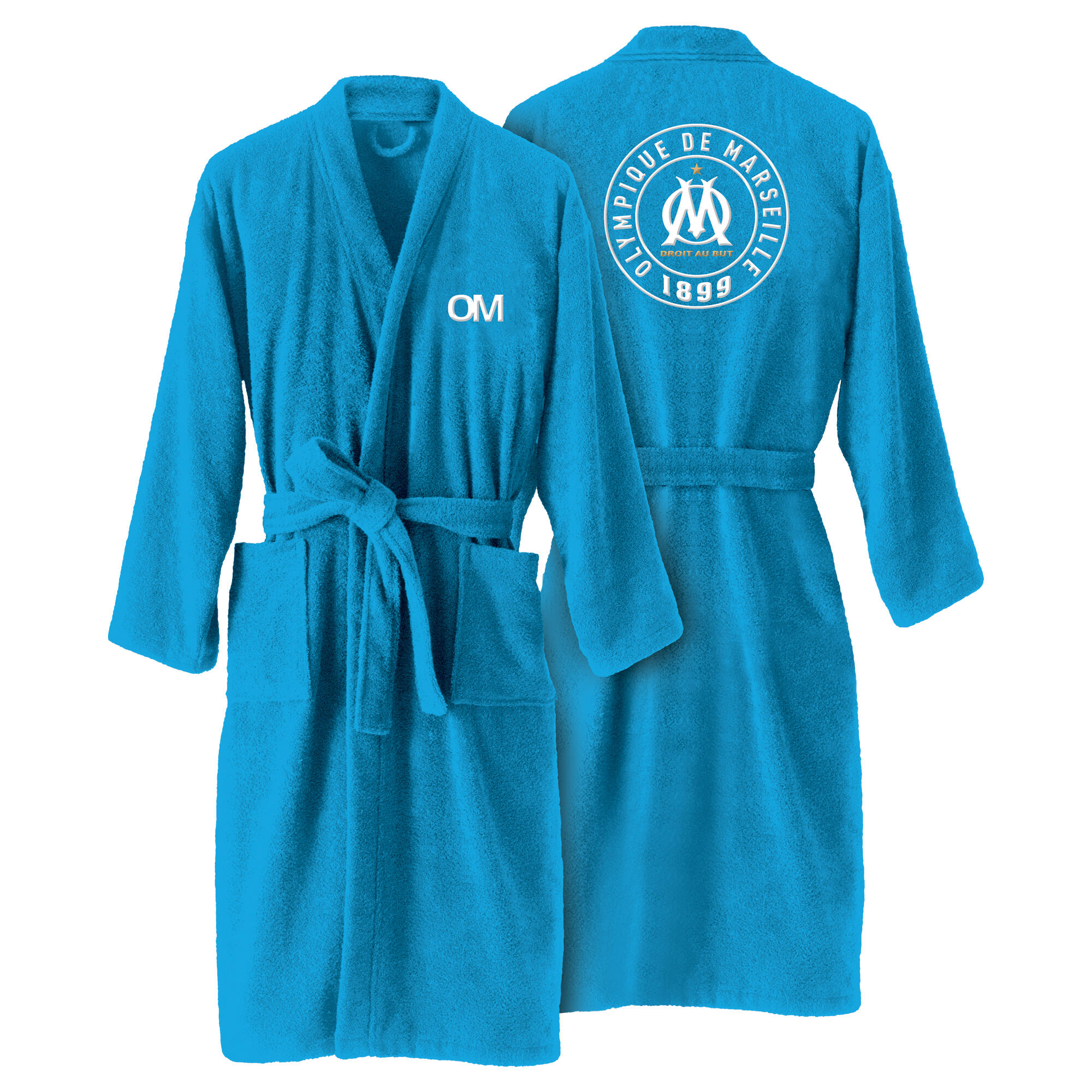Peignoir de bain adulte 100% coton football Marseille - 1899 7/7