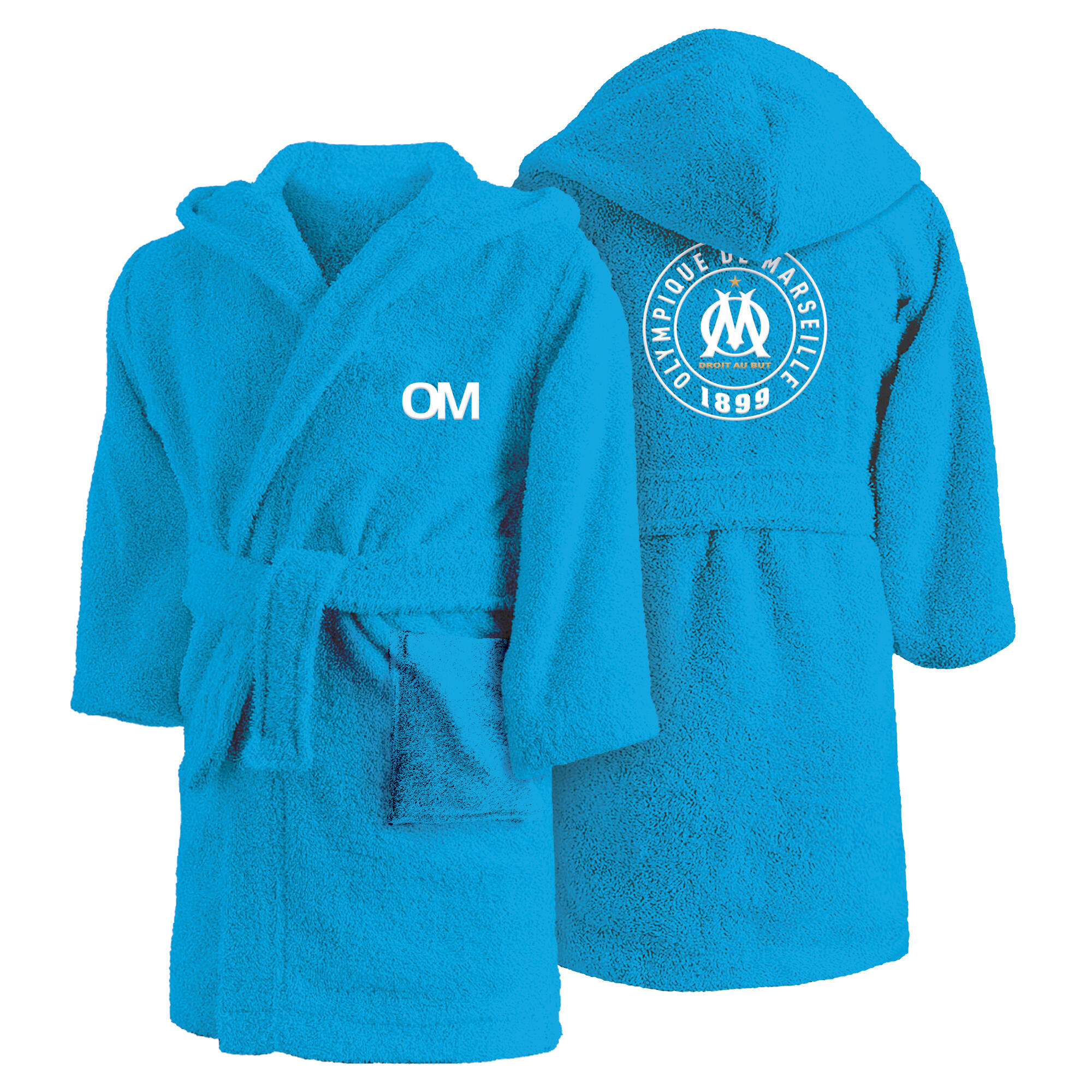 Peignoir de bain enfant 100% coton football Marseille - 1899 6/7