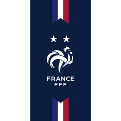 Serviette de bain 75x150 cm 100% coton foot France - Deux Etoiles