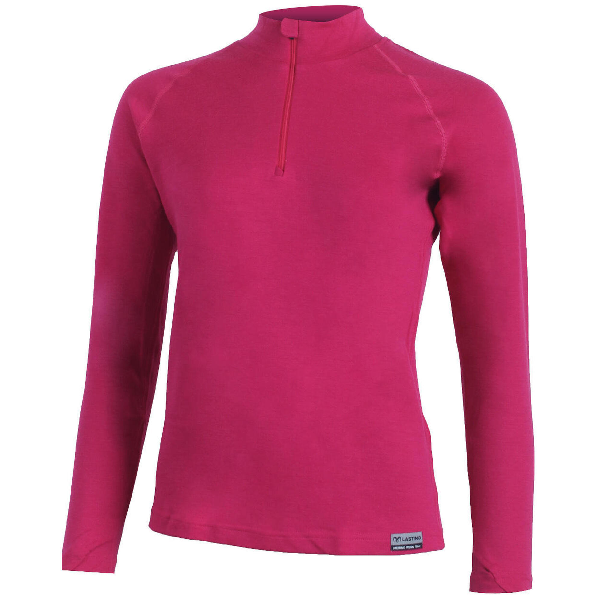 Lasting - Pull Mérinos Femme Laura - Sweat-shirt - Rose - Decathlon