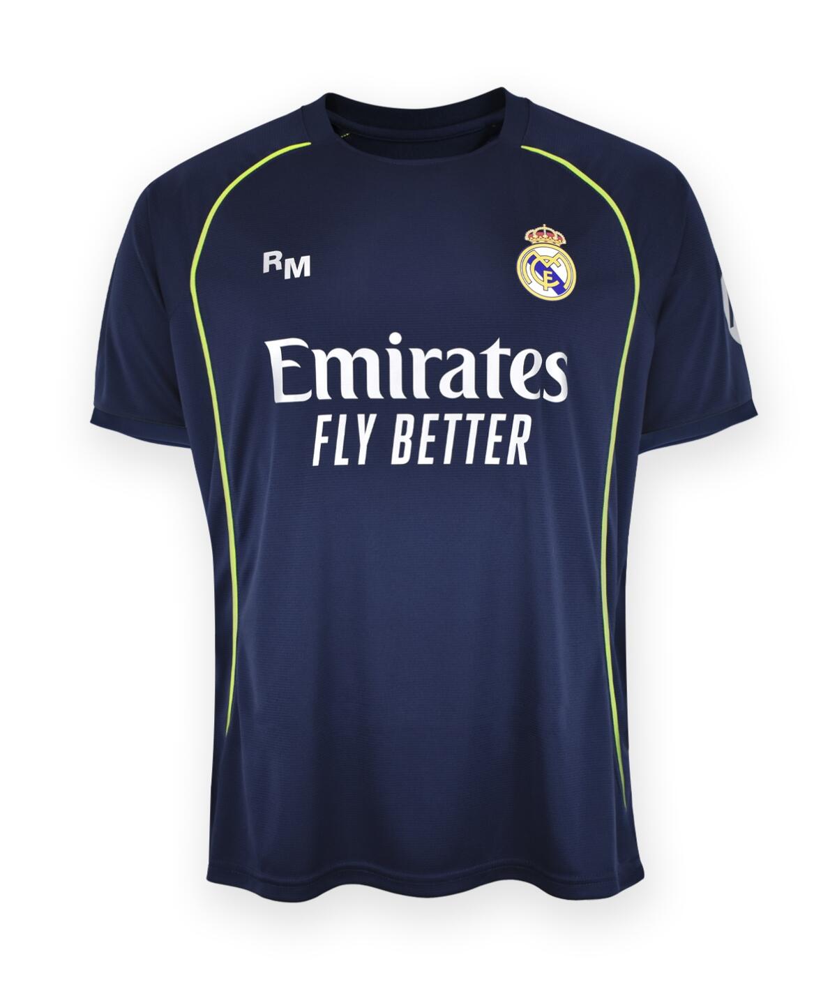 Camiseta Adulto Sin Dorsal Real Madrid Segunda Equipación Réplica Oficial  25/26 - Main Image
