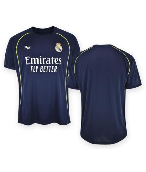 Camiseta Adulto Sin Dorsal Real Madrid Segunda Equipación Réplica Oficial 25/26
