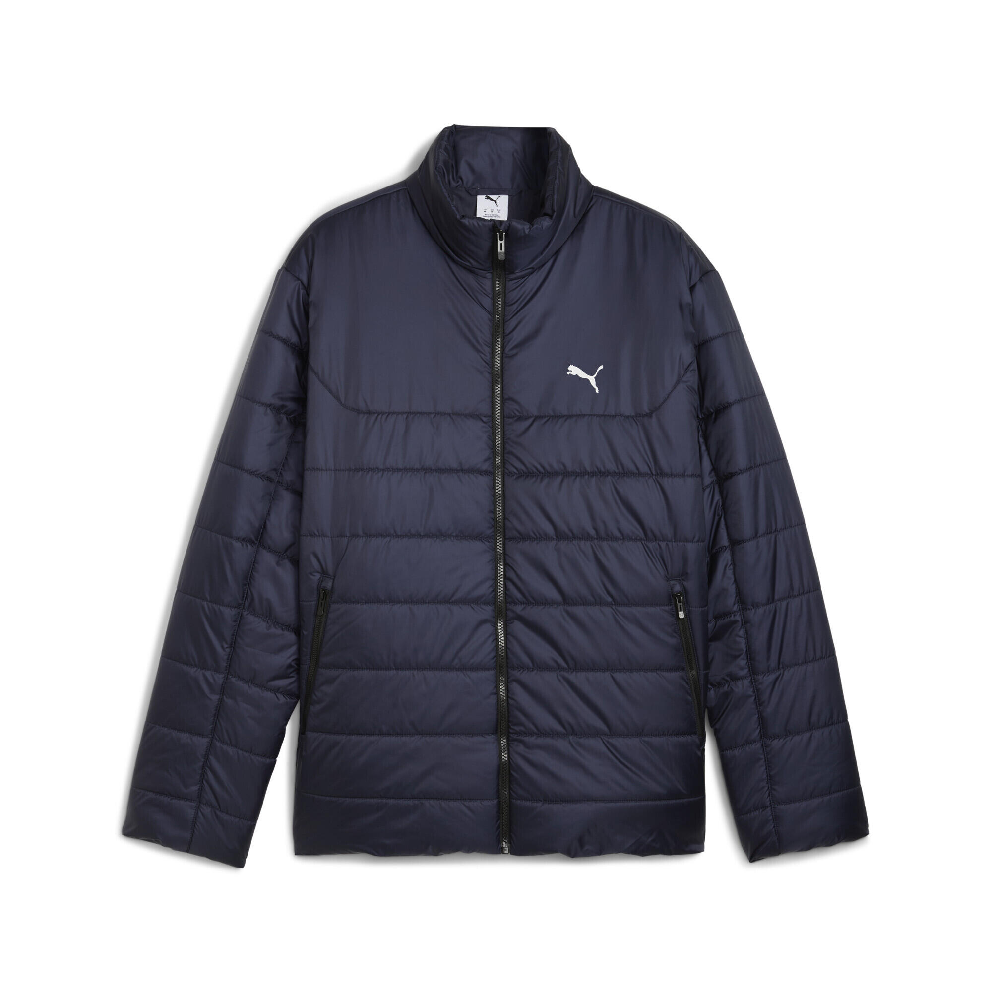 PUMA Pánská prošívaná bunda se zipem Essentials PUMA