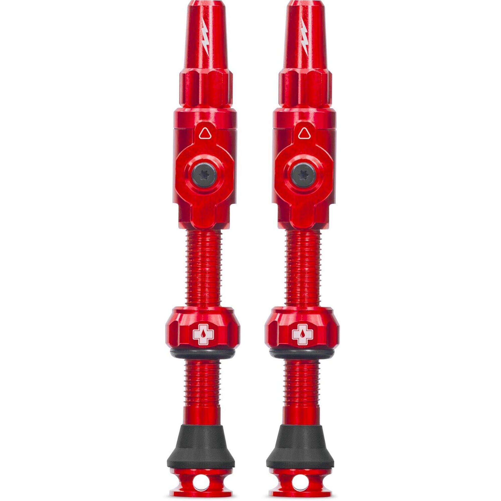 Muc-off - Valves Tubeless Muc-off Big Bore Lite Rouge - Valve De Gonflage - Rouge - 75 Mm - Decathlon