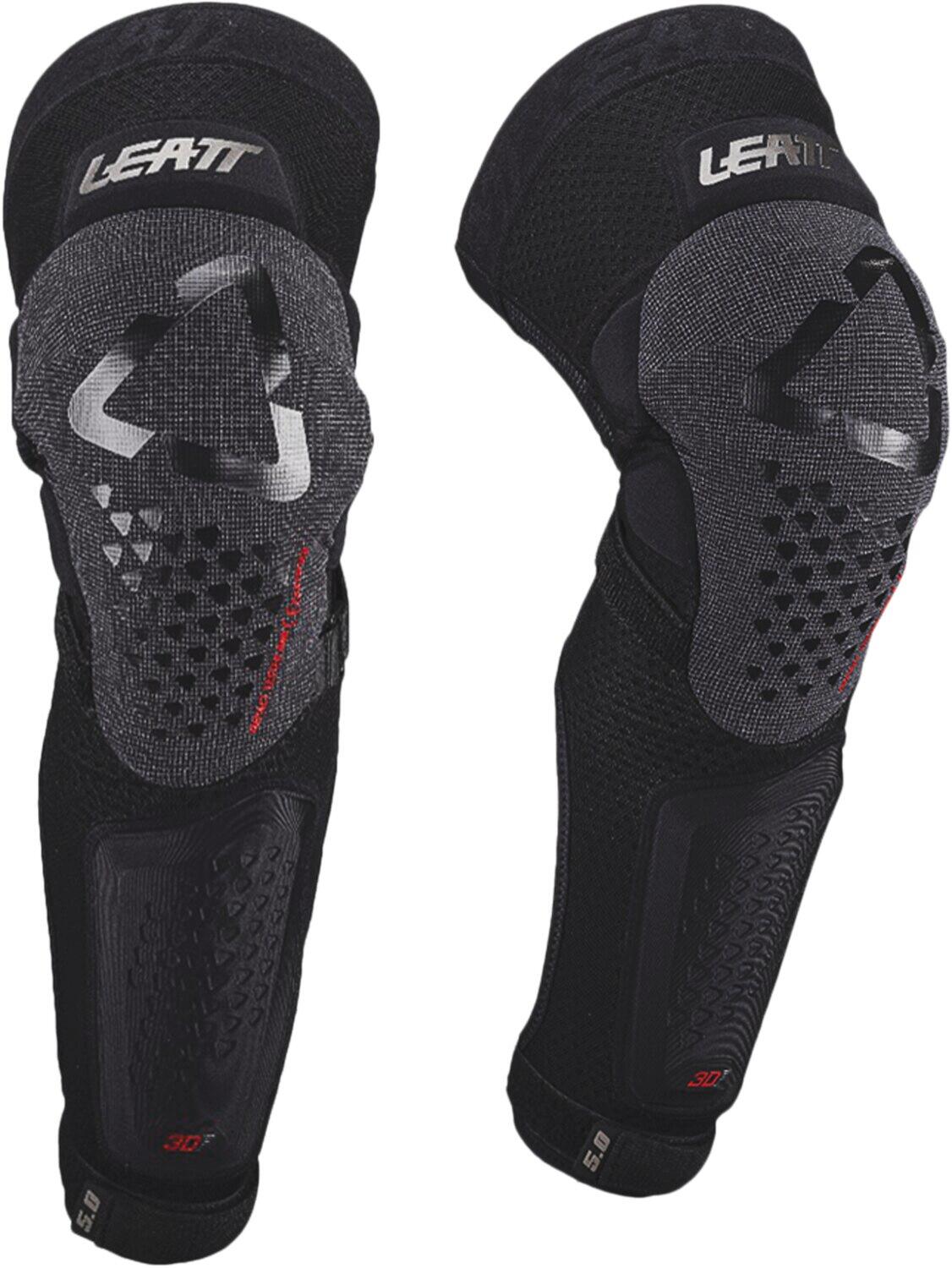 Genouillère Leatt Knee Guard 3DF 5.0 V25 noire 3/4