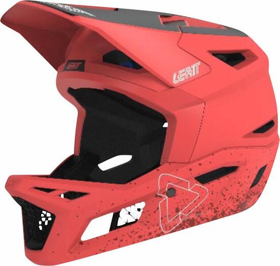Casco MTB Gravity 4.0 integrale areato e certificato Downhill Arancione Uomo