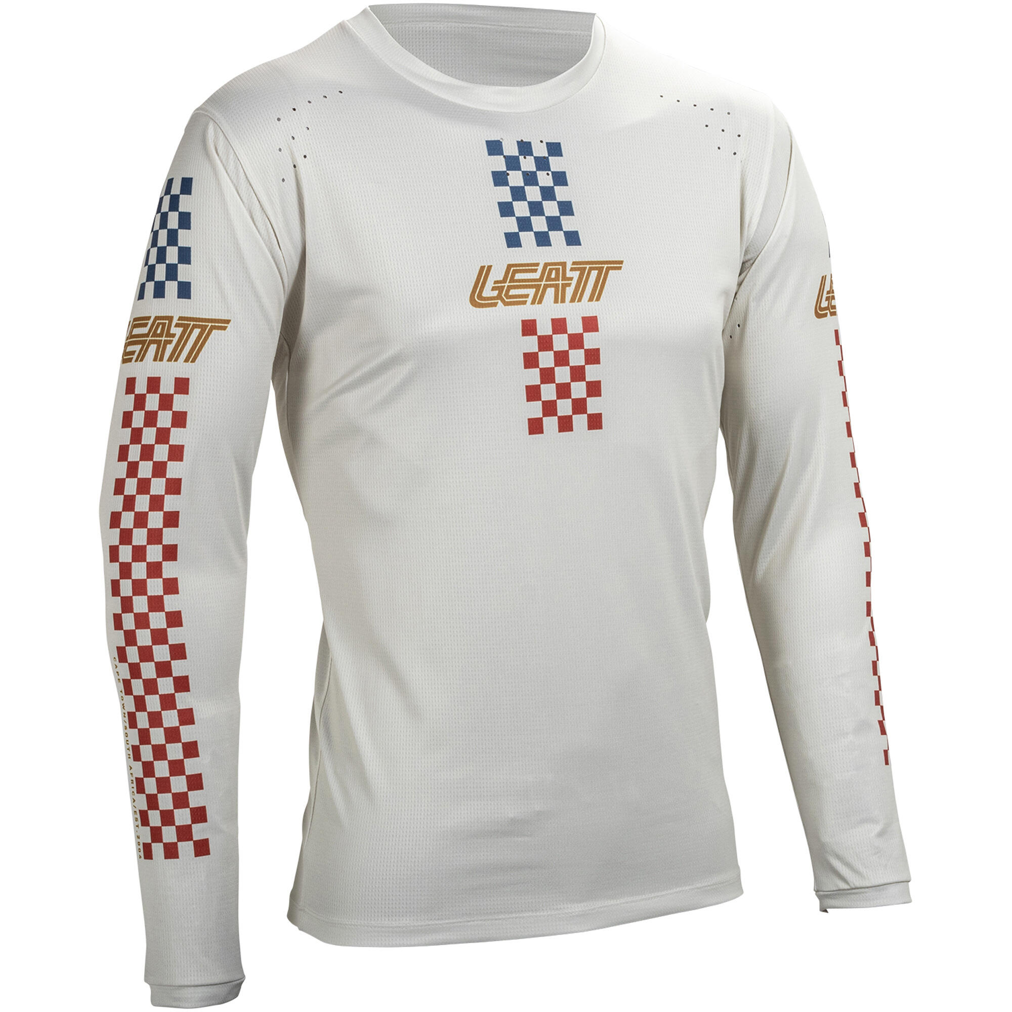 Camiseta MTB Enduro 4.0 elástica de manga larga, blanca, para hombre 7/8