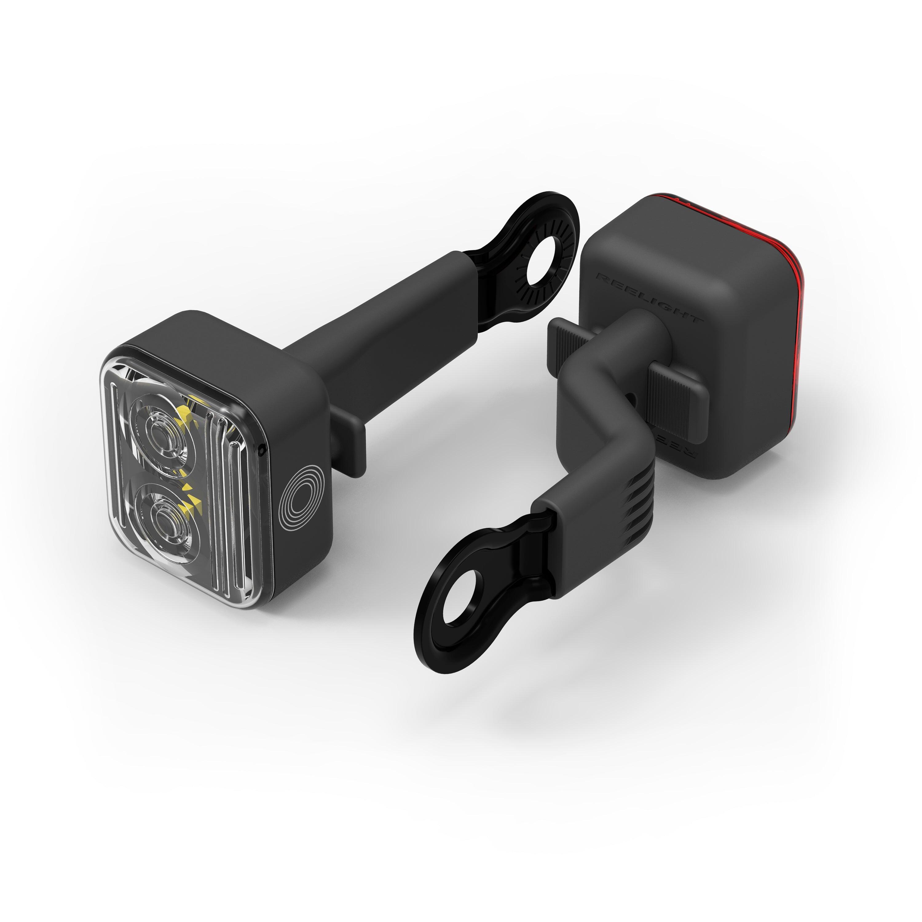REELIGHT AMS - REEPOWER FLASHING, BICYCLE FRONT + REAR LIGHT SET