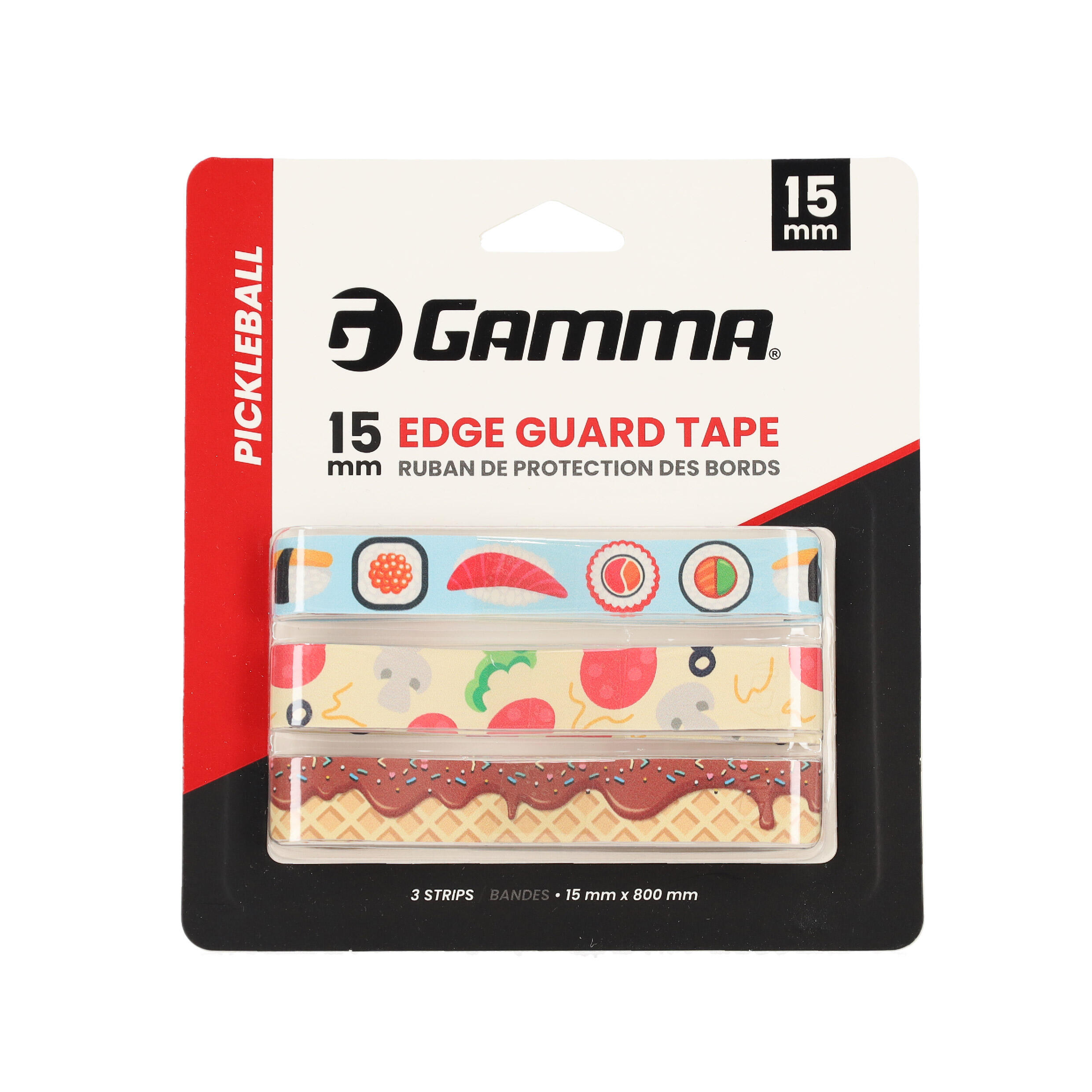Pickleball Paddle Edge Guard Tape (15mm x 3pc) (Inspire)