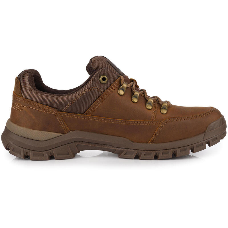 Męskie półbuty brązowe skórzane CATERPILLAR CAT THRESHOLD HIKER LOW