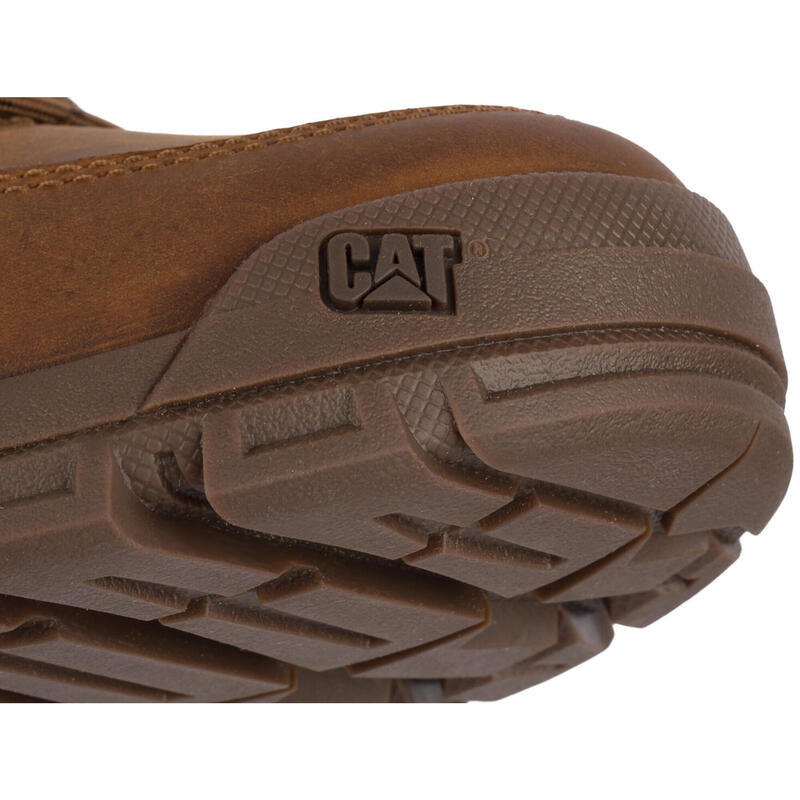 Męskie półbuty brązowe skórzane CATERPILLAR CAT THRESHOLD HIKER LOW
