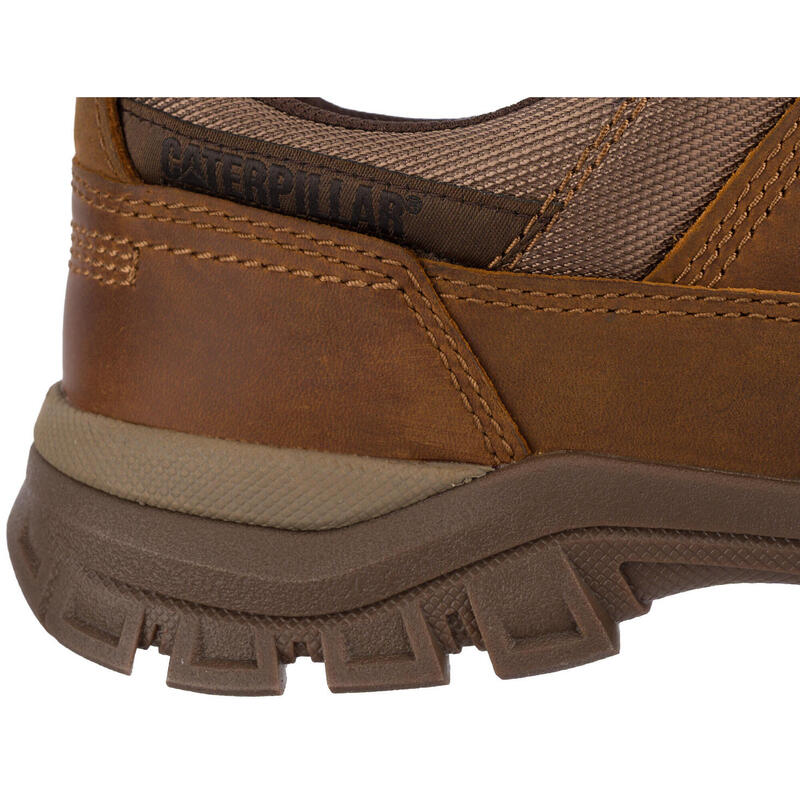Męskie półbuty brązowe skórzane CATERPILLAR CAT THRESHOLD HIKER LOW