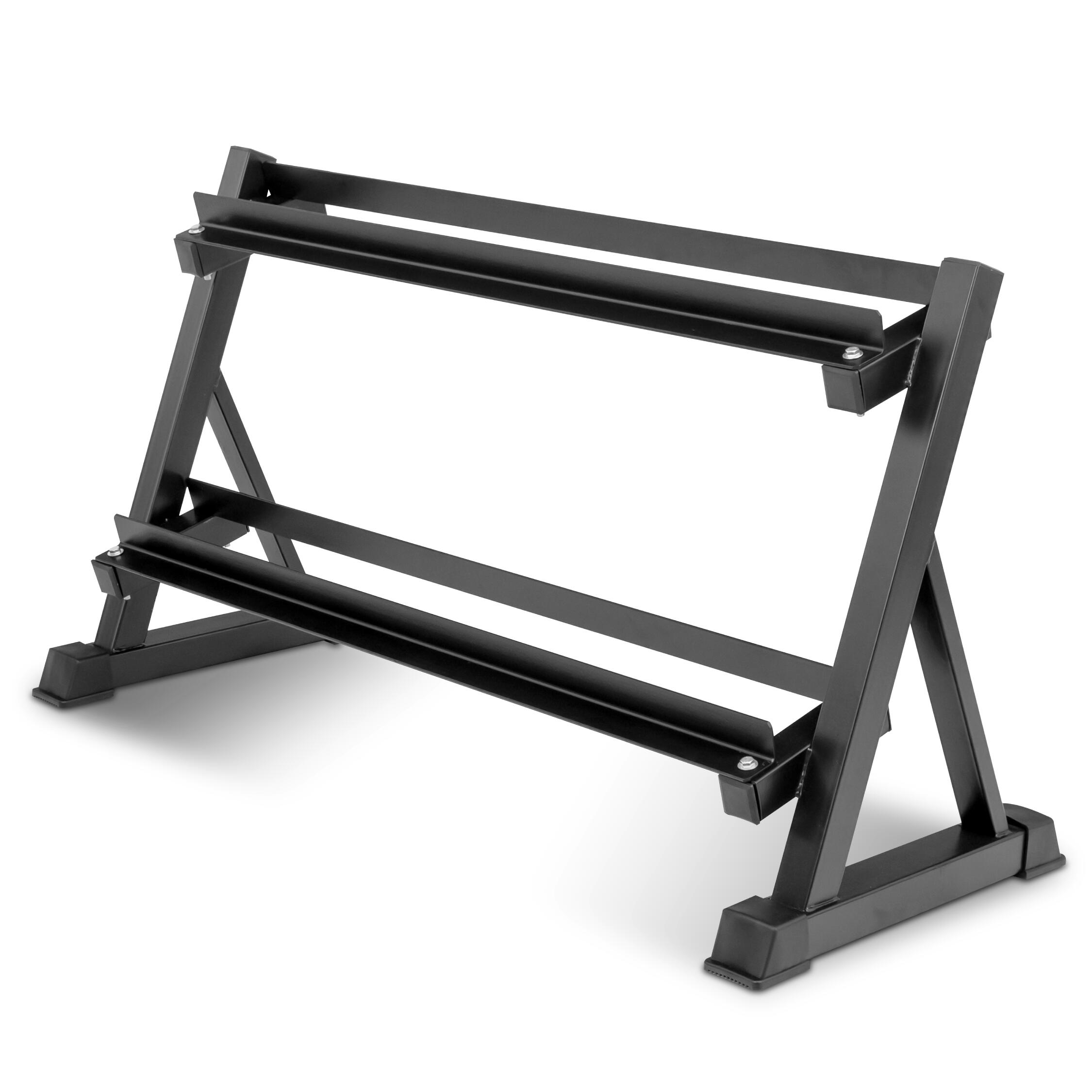2-Tier Horizontal Dumbbell Rack (DBRACK2LAYER) - IRONTEC