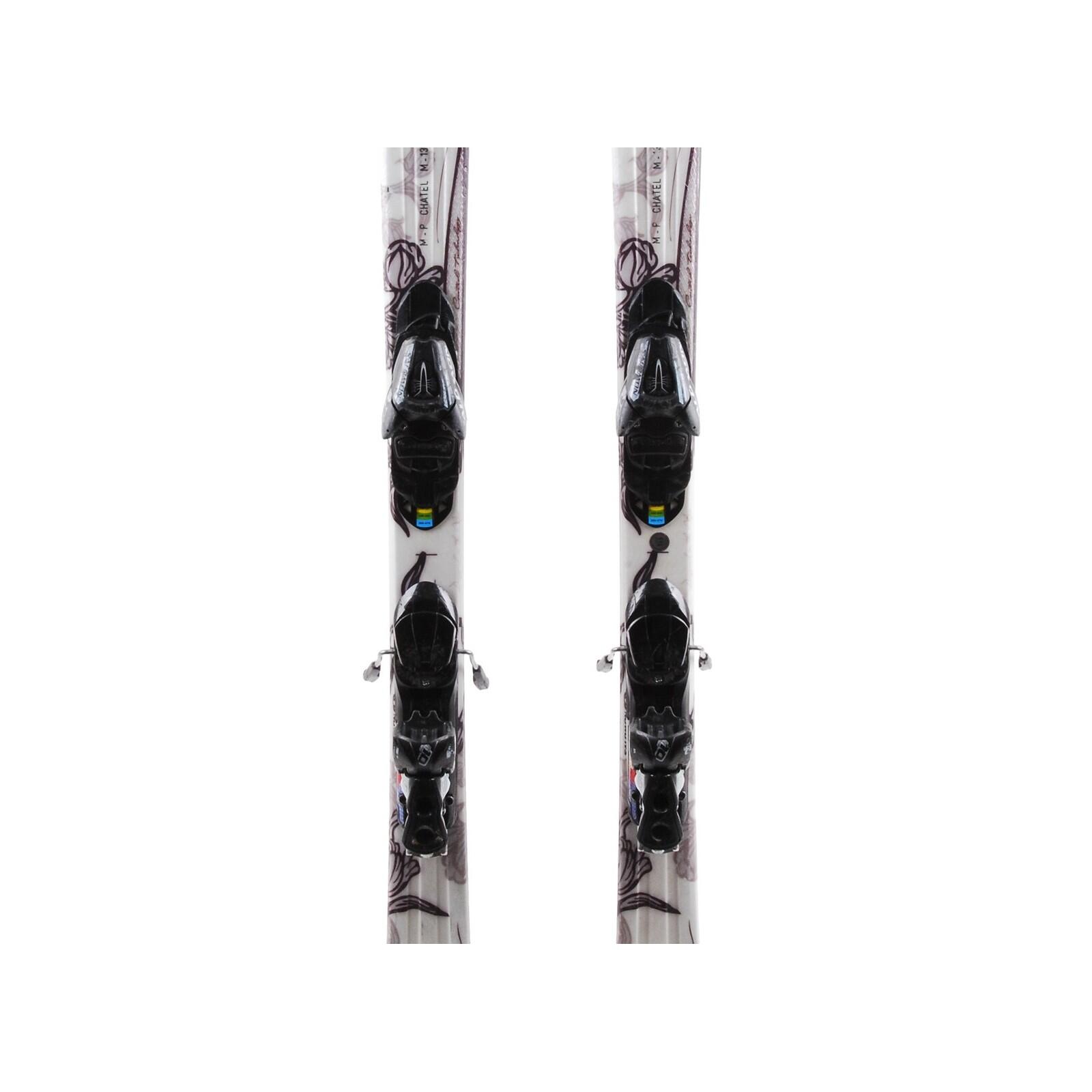 RECONDITIONNE - Ski Salomon Crystal Origins + Fixations 3/4