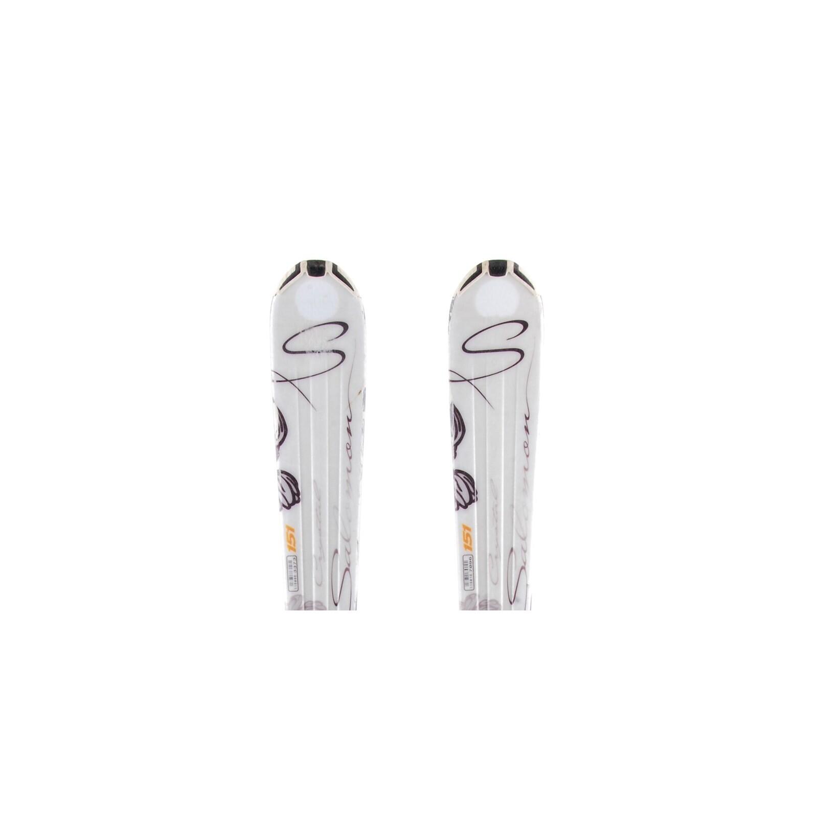 RECONDITIONNE - Ski Salomon Crystal Origins + Fixations 2/4