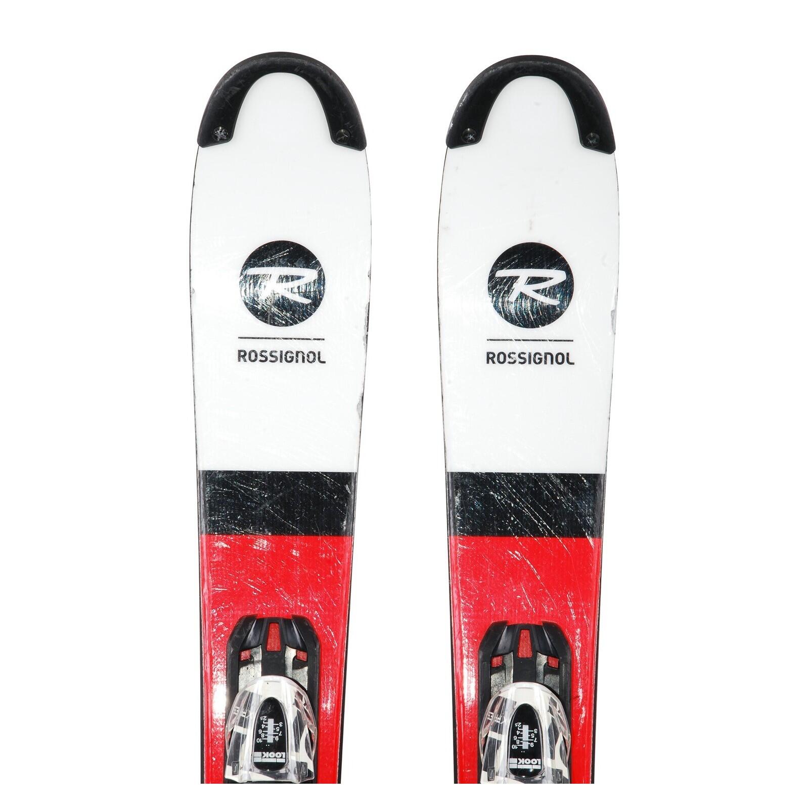 RECONDITIONNE - Mini Ski Rossignol Scratch Free Zb + Fixations