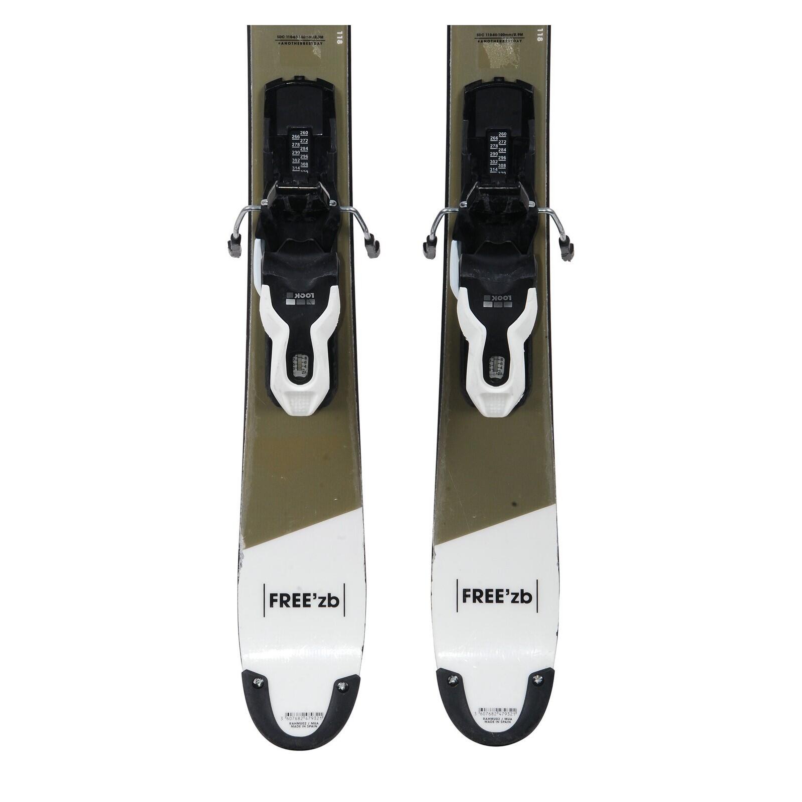 RECONDITIONNE - Mini Ski Rossignol Scratch Free Zb + Fixations 4/4